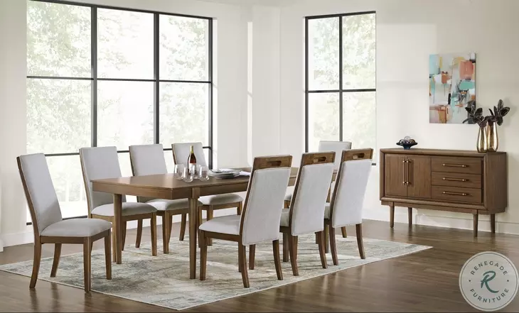 Lyncott Beige Upholstered Side Chair Set Of 2
