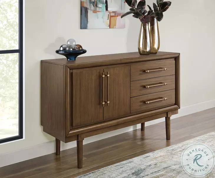 Lyncott Medium Brown Server