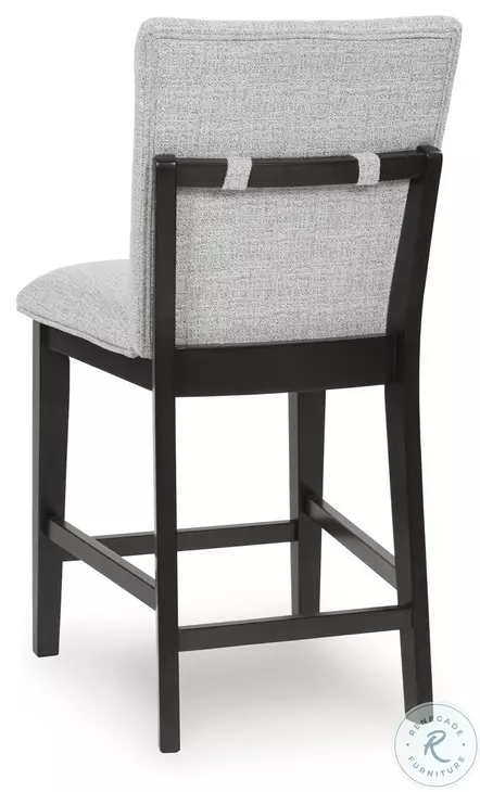 Neymorton Dark Grayish Brown 76" Counter Height Dining Room Set