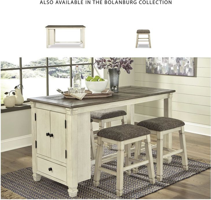 Bolanburg Two Tone Counter Height Stool Set of 2