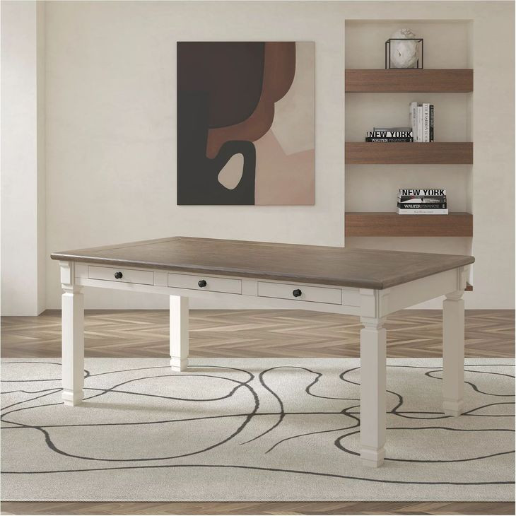 Bolanburg White and Gray Rectangular Dining Table