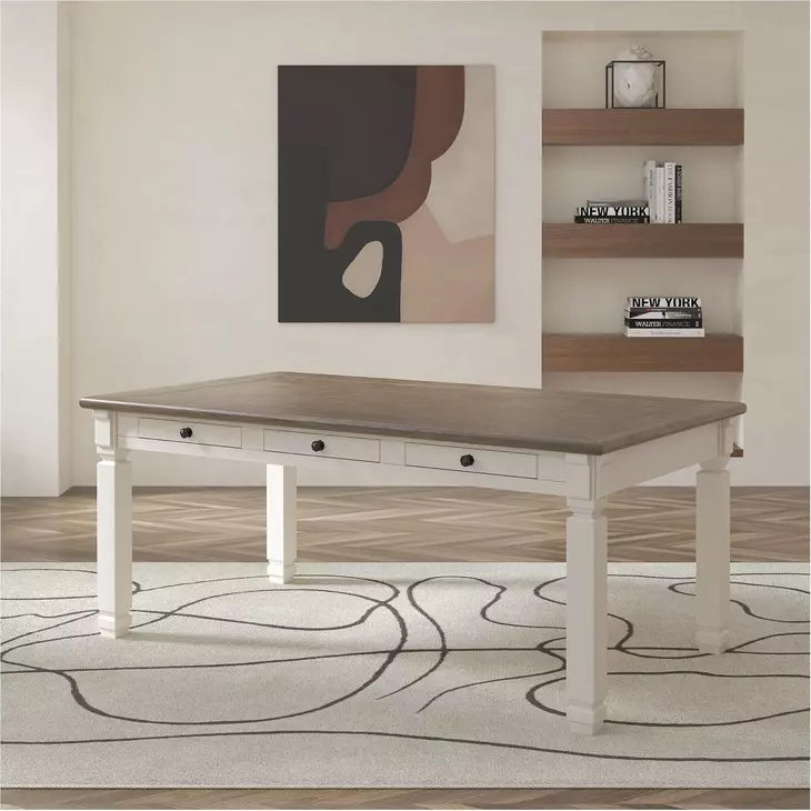 Bolanburg White and Gray Rectangular Dining Table