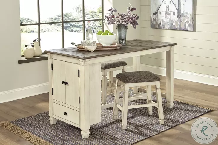 Bolanburg Two Tone Counter Height Stool Set of 2