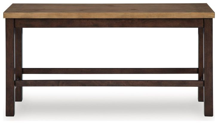 Sharlander Dark Brown 48" Counter Height Dining Bench