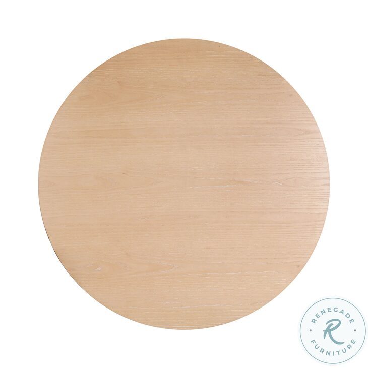 Marlow Natural Wood Round Dining Table From Renegade | HomegalleryStores