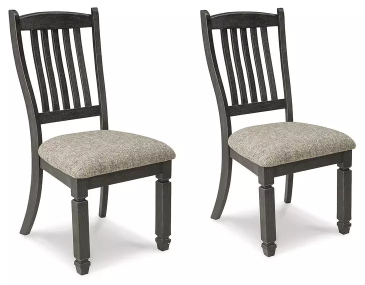 Tyler Creek Black And Gray Upholstered Side Chair Set of 2