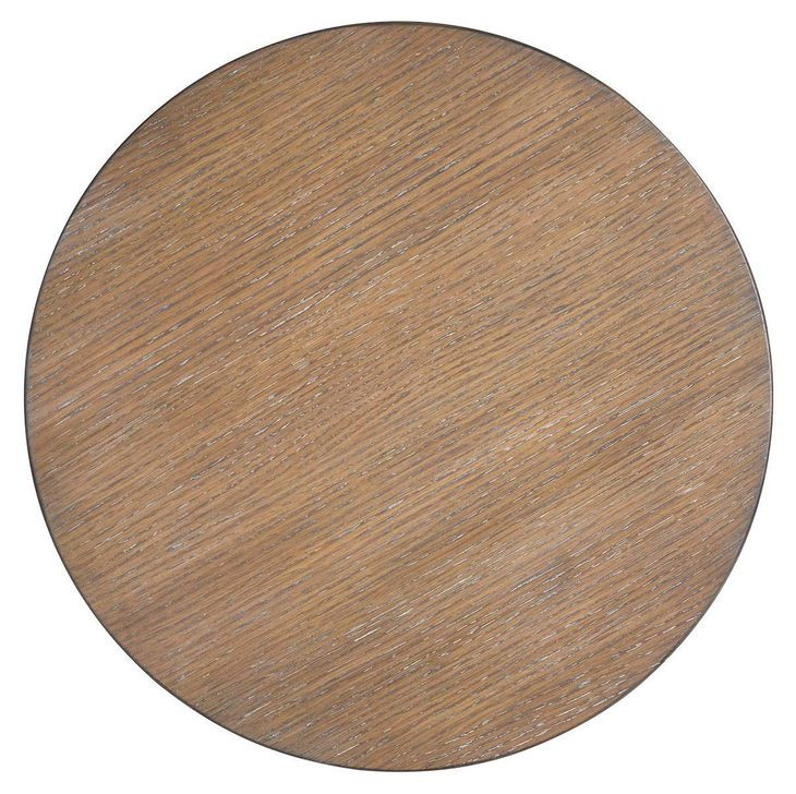 Lansbury Antique Wheat Round Accent End Table