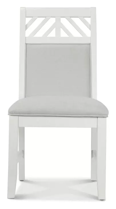 Miramar Sand Performance Fabric Upholstered Side Chair Set of 2