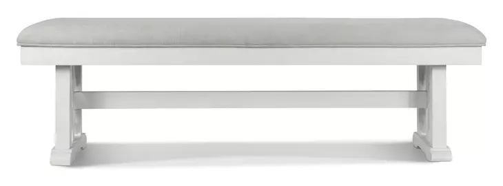 Miramar Sand Performance Fabric Upholstered Dining Bench