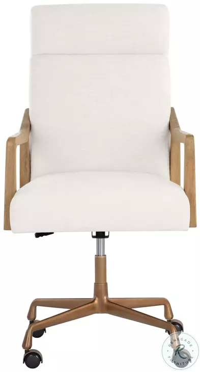 Collin Heather Ivory Tweed Office Chair