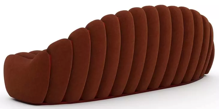 Chrysalis Rouge 90" Sofa