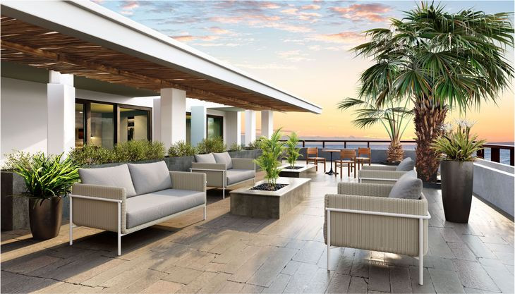 Gazebo Multicolor Outdoor Dining Table