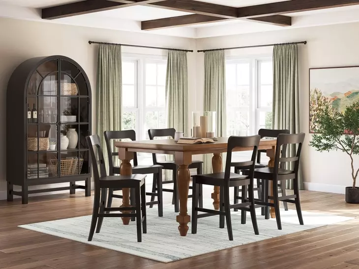 Chadworth Black Bar Stool Set of 2