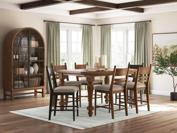 Chadworth Brown Counter Height Dining Room Set