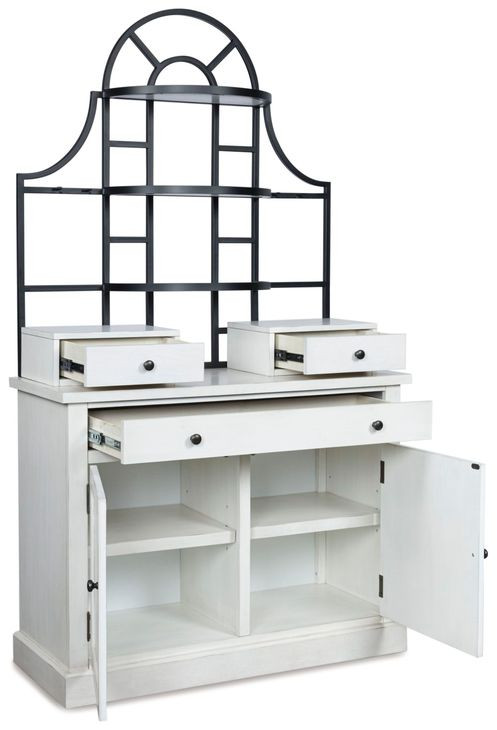 Chadworth White Round Dining Room Set