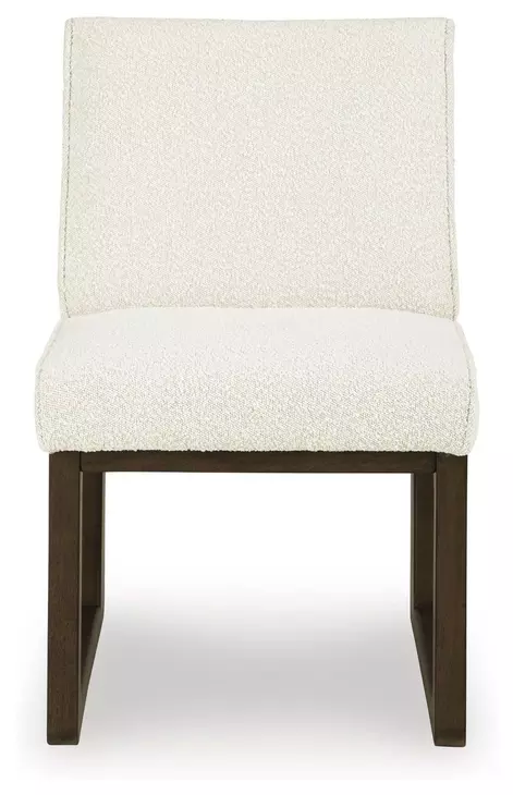 Darimore Off White Performance Fabric Upholstered Dining Side Chair Set of 2