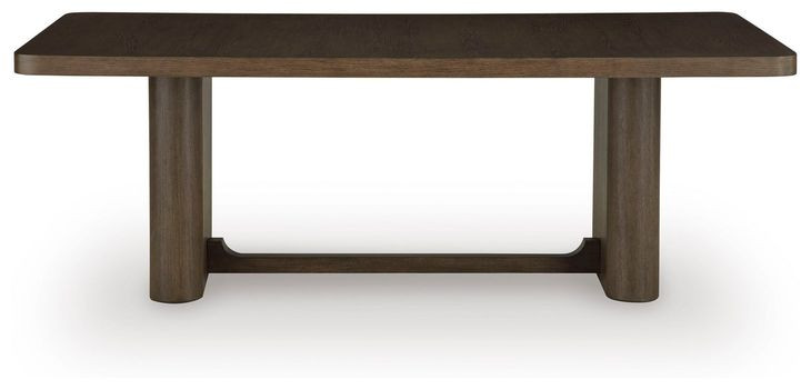 Brillynd Burnished Brown 84" Rectangular Dining Table