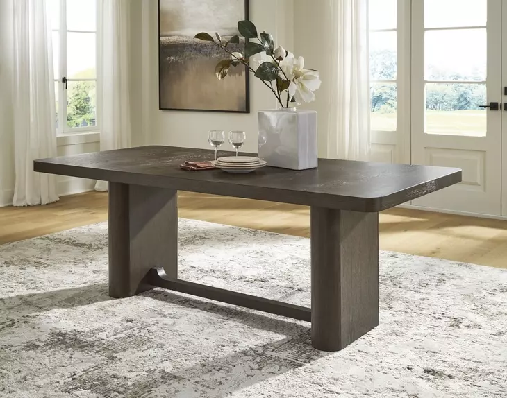 Darimore Burnished Brown 84" Rectangular Dining Table