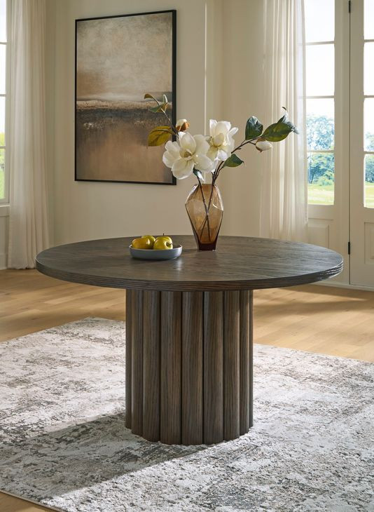 Brillynd Burnished Brown 54" Round Dining Table