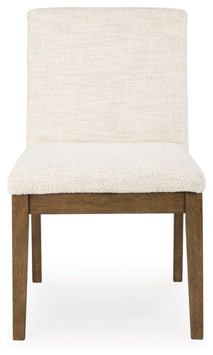 Marxmore Beige Upholstered Dining Side Chair Set of 2
