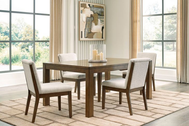 Marxmore Brown 106" Extendable Rectangular Dining Table