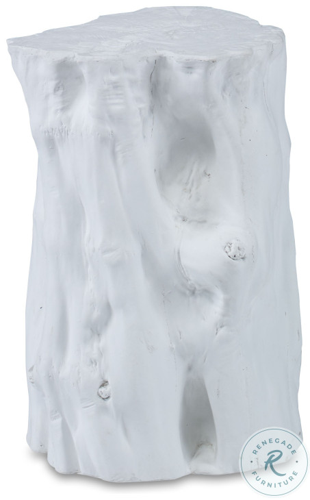 Complements White Outdoor 12" Side Table