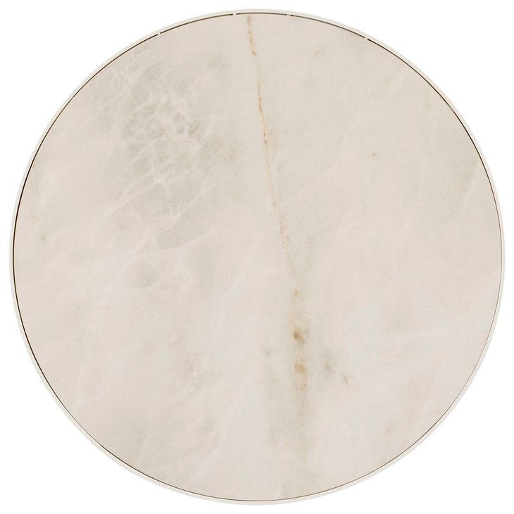 Outdoor Complements White Round Talon Accent Table