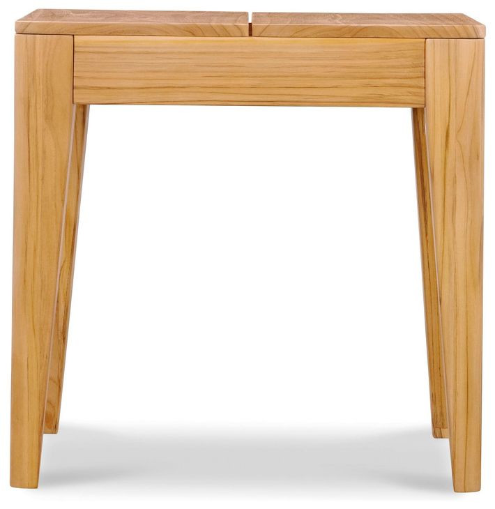 Outdoor Complements Brown Square Drift Side Table
