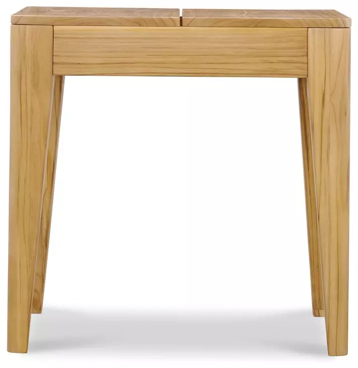 Outdoor Complements Brown Square Drift Side Table