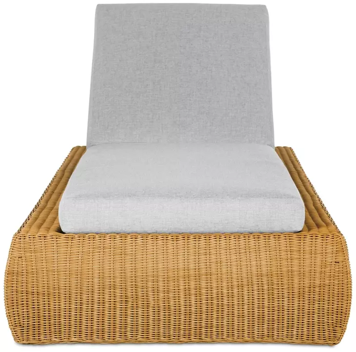 Outdoor Complements Brown Wade Poolside 37" Reclining Chaise