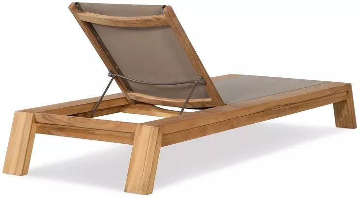 Outdoor Complements Brown Solera Poolside 35" Reclining Chaise