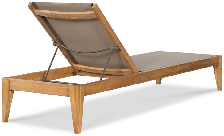 Outdoor Complements Brown Veluna Poolside Reclining Chaise