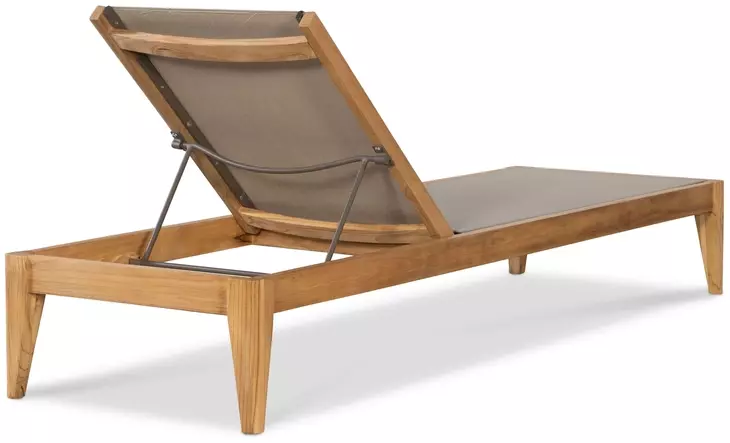Outdoor Complements Brown Veluna Poolside 25" Reclining Chaise
