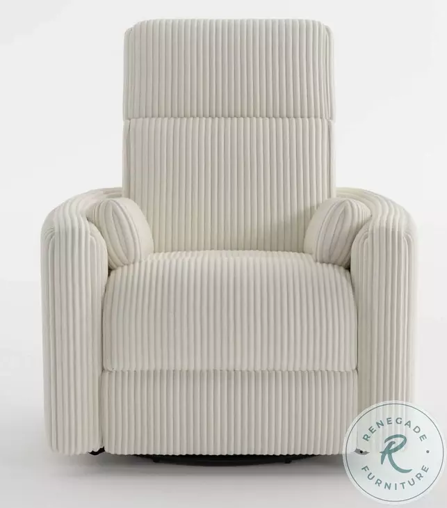 Traverse Beige Swivel Recliner