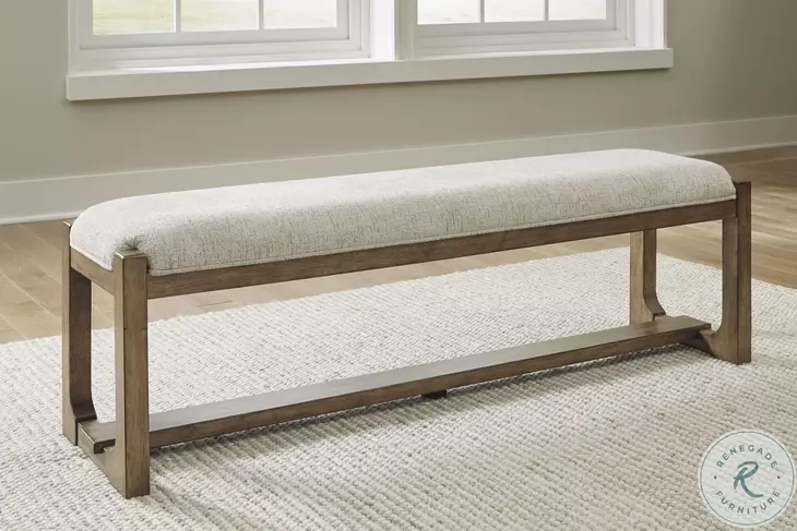 Cabalynn Oatmeal 63" Dining Bench