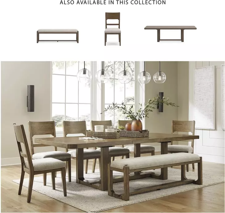 Cabalynn Oatmeal Dining Chair Set of 2