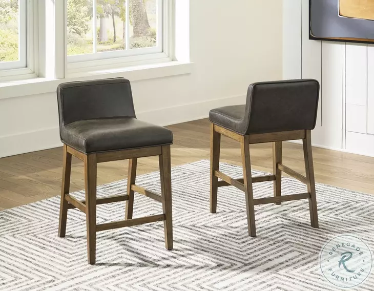 Cabalynn Brown Counter Height Stool Set Of 2
