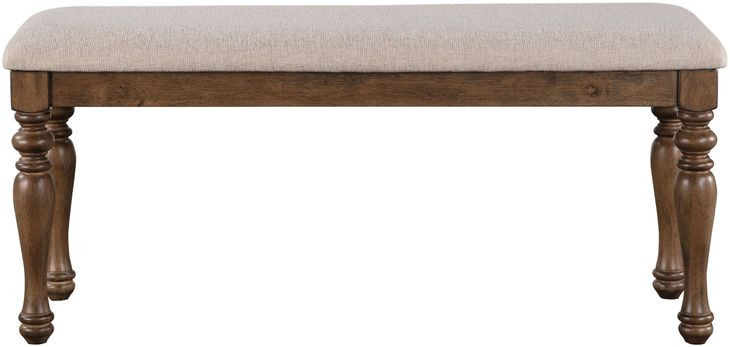 Joanna Brown 44" Upholstered Bench