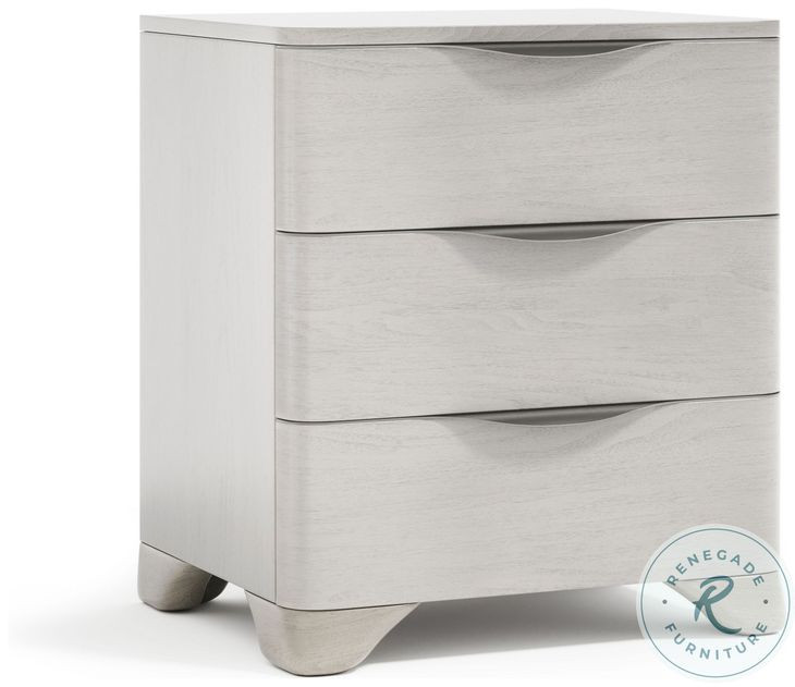 Sereno Lutra 3 Drawer Nightstand with USB Charging