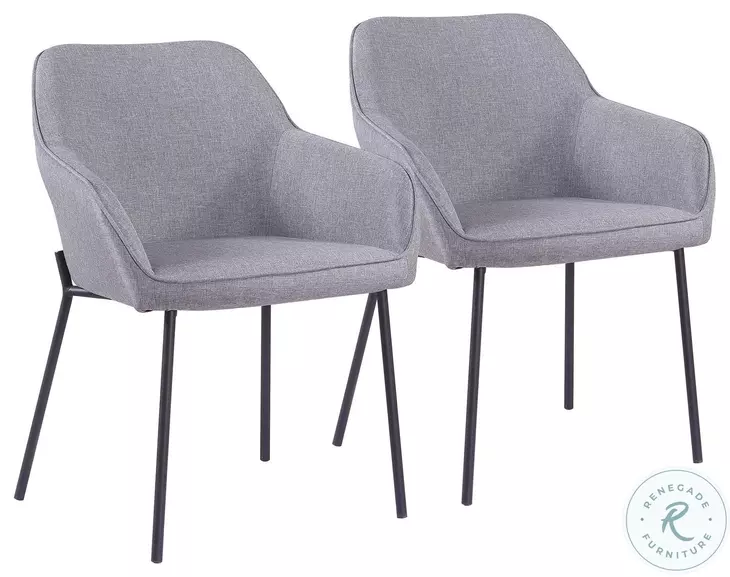 Daniella Grey Dining Chair Set Of 2