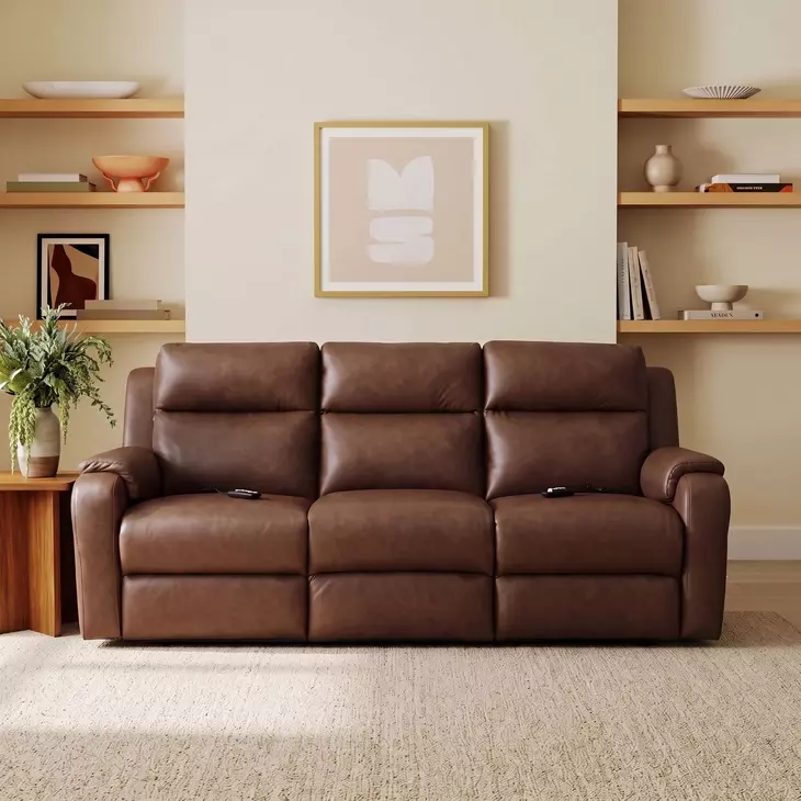 Davidson Cafe 87" Zero Gravity Triple Power Reclining Sofa with Massage