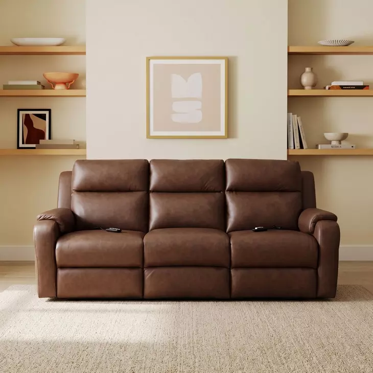 Davidson Cafe 87" Zero Gravity Triple Power Reclining Sofa with Massage
