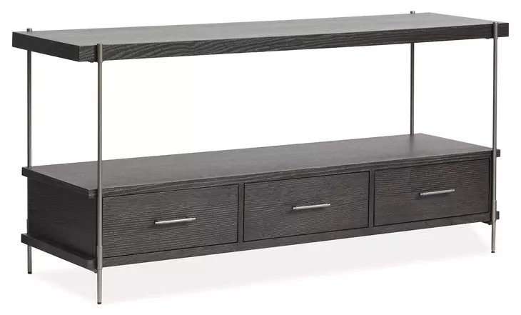 Spencer Dark Briarsmoke Rectangular Sofa Table