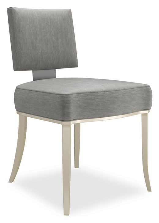 Reserved Seating Pewter Upholstered Side Chair Set of 2
