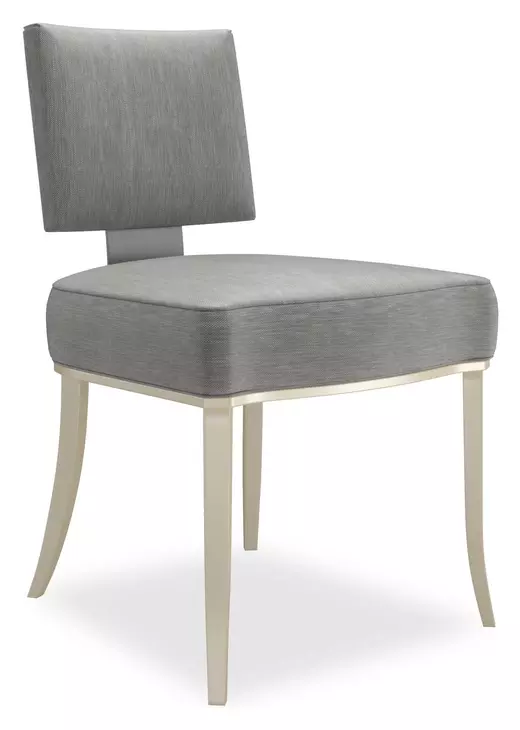 Reserved Seating Pewter Upholstered Side Chair Set of 2