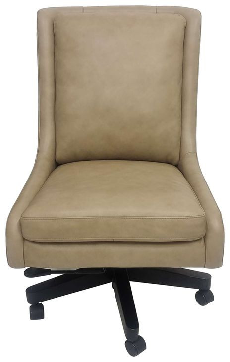 DC-131 Lotus Cream Leather Desk Chair