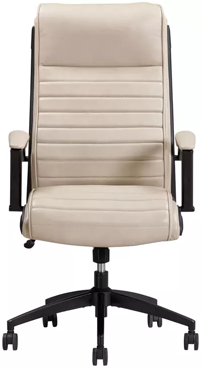 DC-370 Antique Linen Leather Desk Chair