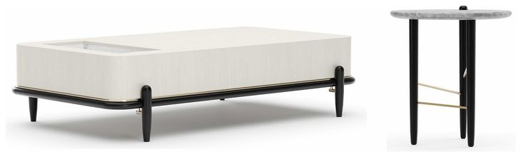 Madera Opal Ash and Modern Walnut Occasional Table Set
