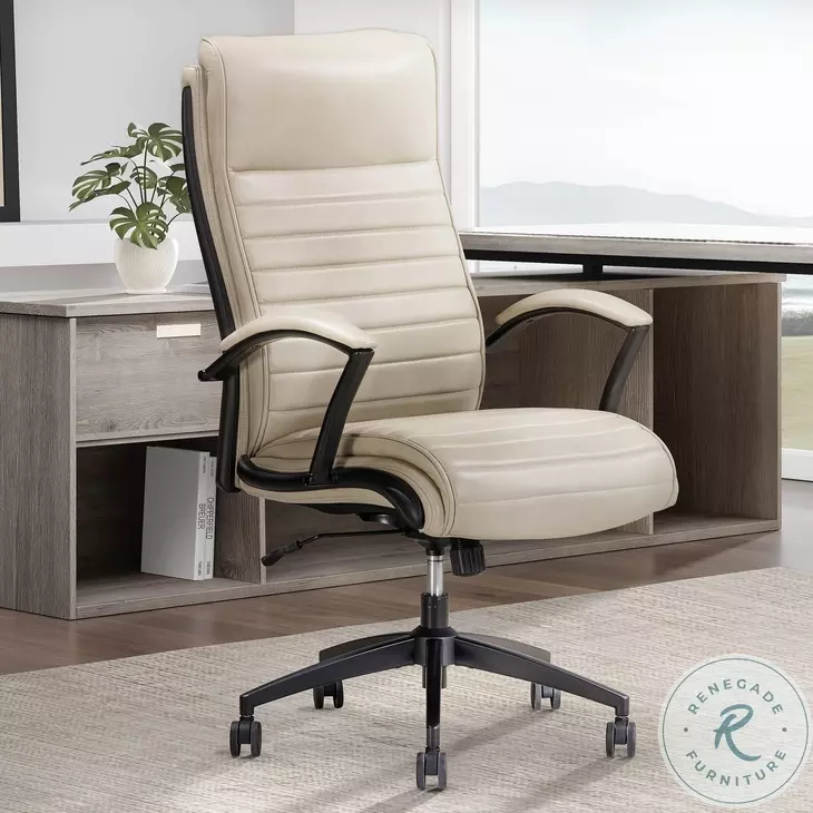 Dunwell Antique Linen Leather Desk Chair