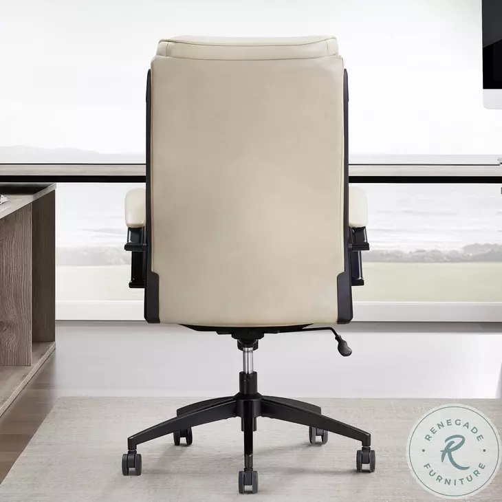 Dunwell Antique Linen Leather Desk Chair